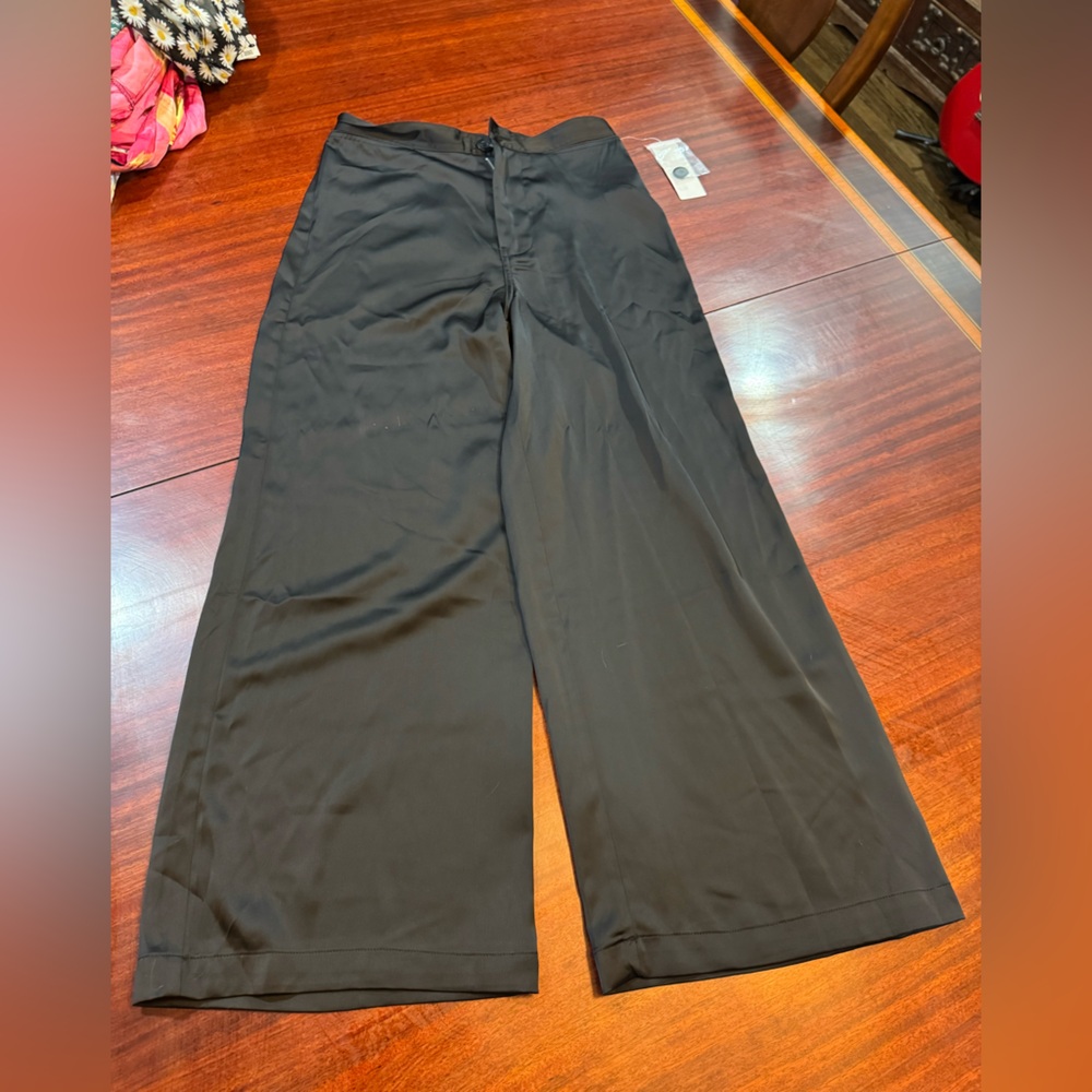Urban Outfitters Classic Black Wide-Leg Trousers